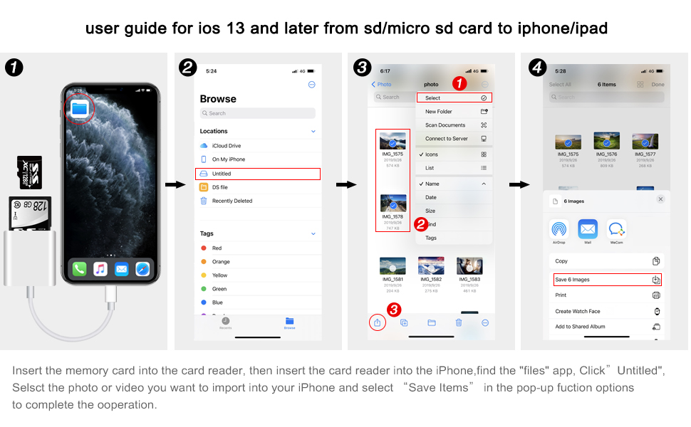 sd card reader for iphone