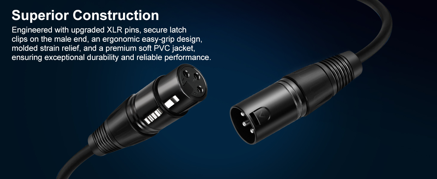 cables XLR XLR cord dmx cord microphone wire