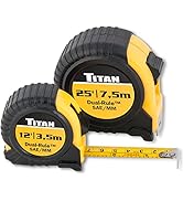 Titan Tools - Tape Measure Set 2-Pc Dual-Rule St (10903)