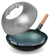 Yosukata carbon steel wok pan