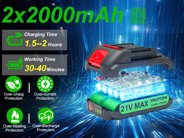 21V-2000Mah StrongBattery*2