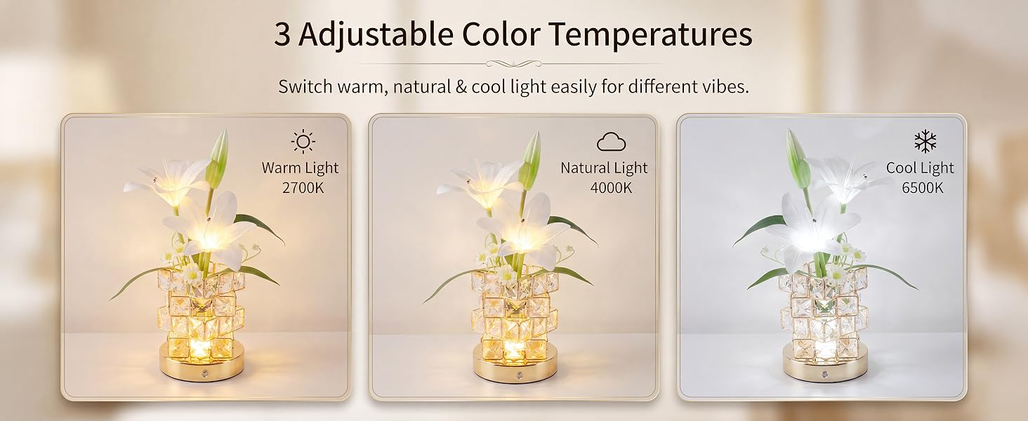 flower lamp flower touch lamp