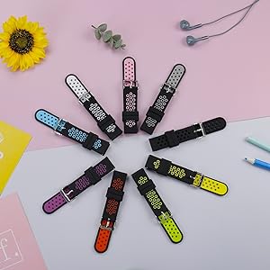 20mm watch band silicone