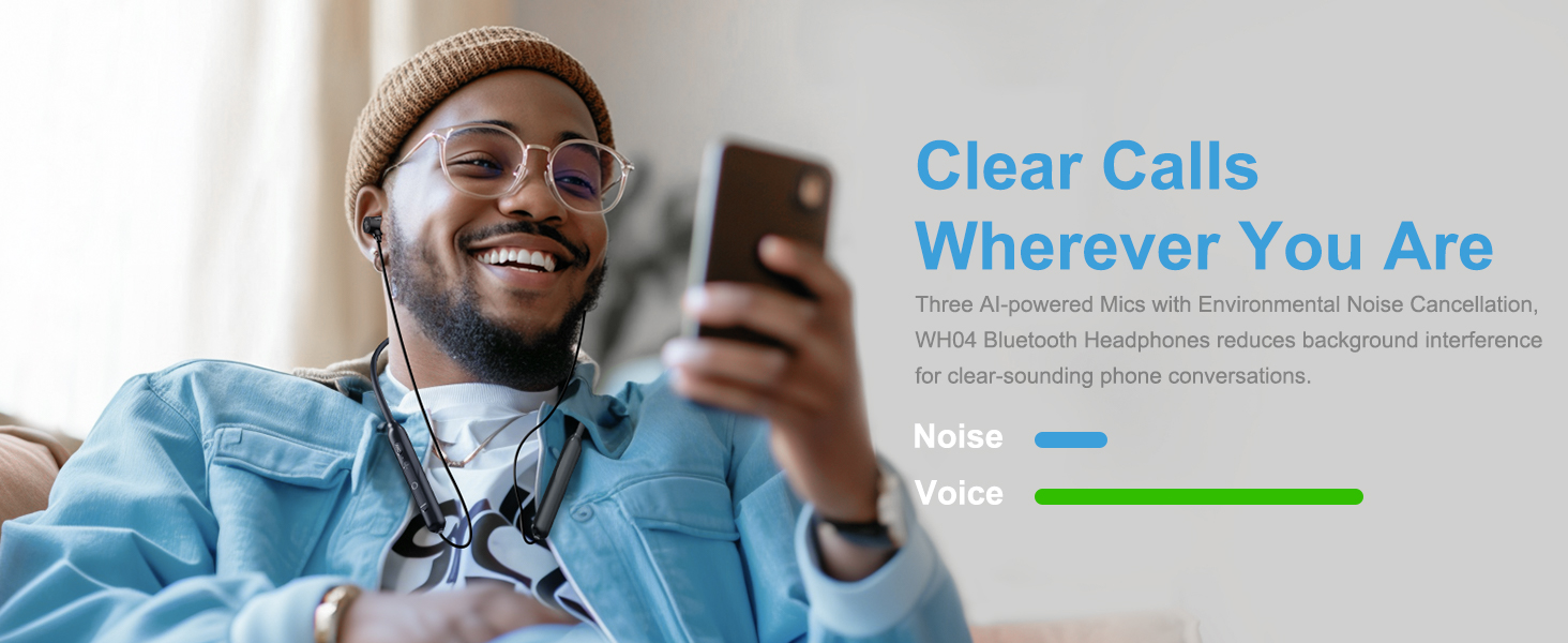 3 AI-powered mics with ENC, Reduces background interference for clear-sounding phone conversations.