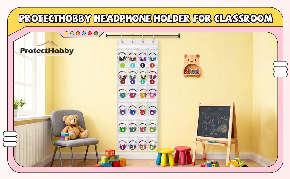 ProtectHobby Headphone Holder for Classroom