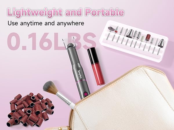 Ultra-slim 18mm body, 75g weight—small as a lipstick