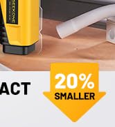 SEEKONE 1800W Heat Gun Compact Design Heavy Duty Hot Air Gun 122?~1202?(50?- 650?)Variable Temper...