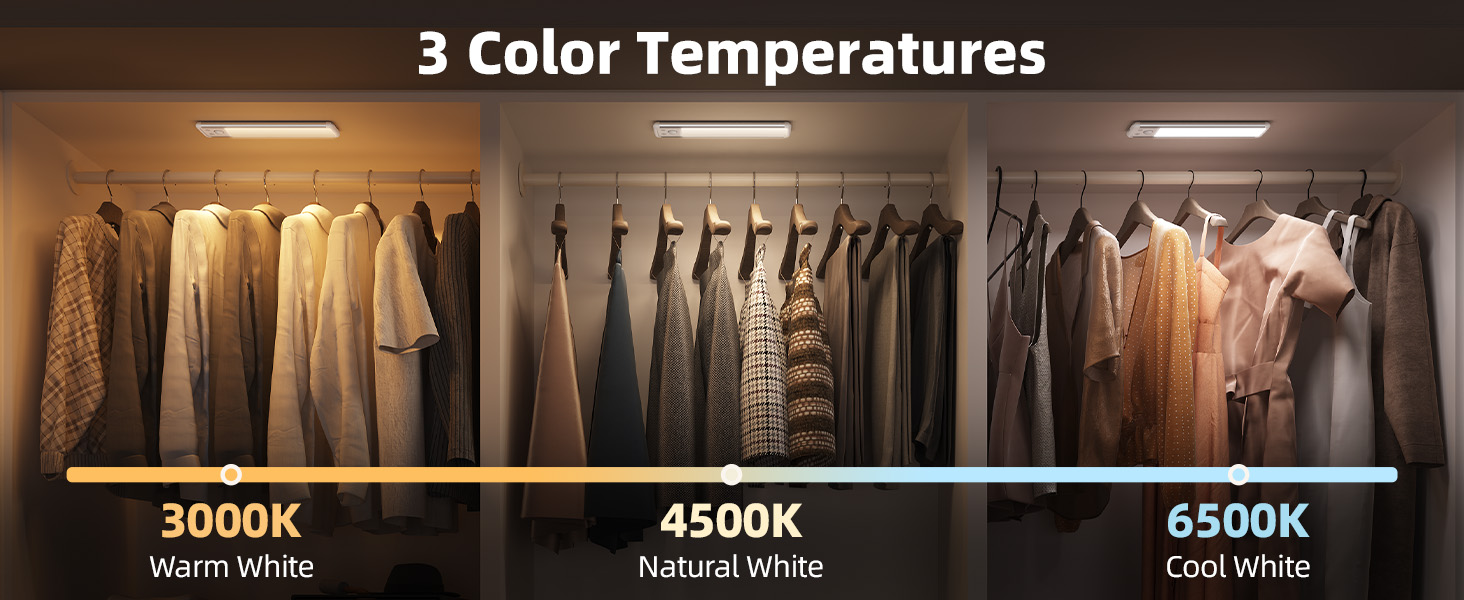 3 color temperatures