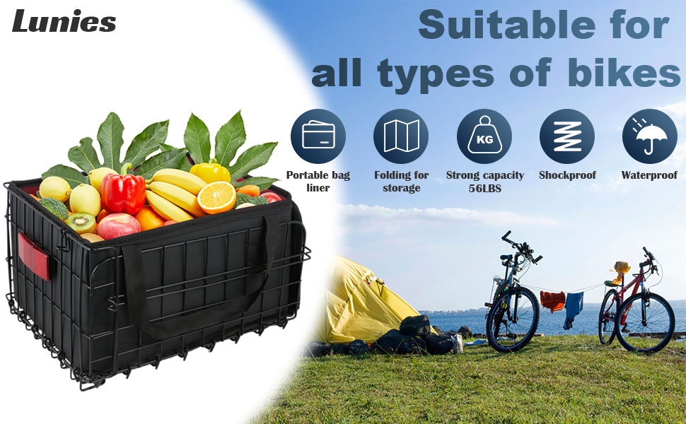 Rear bike basket 1