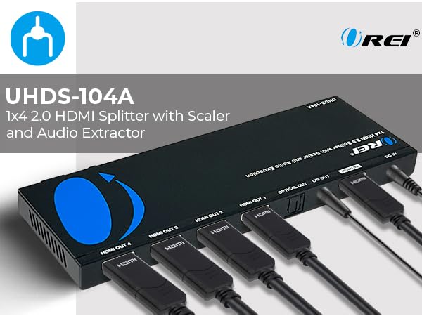 hdmi 1x4 splitter 4k