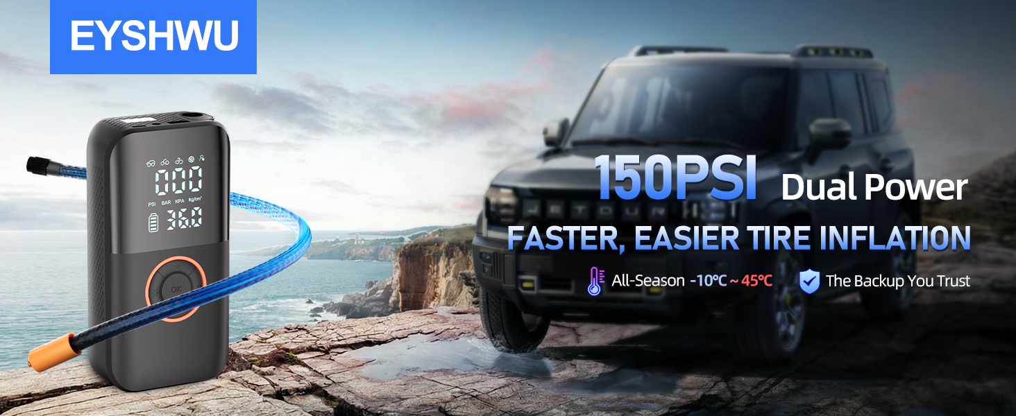 tire inflator portable air compressor