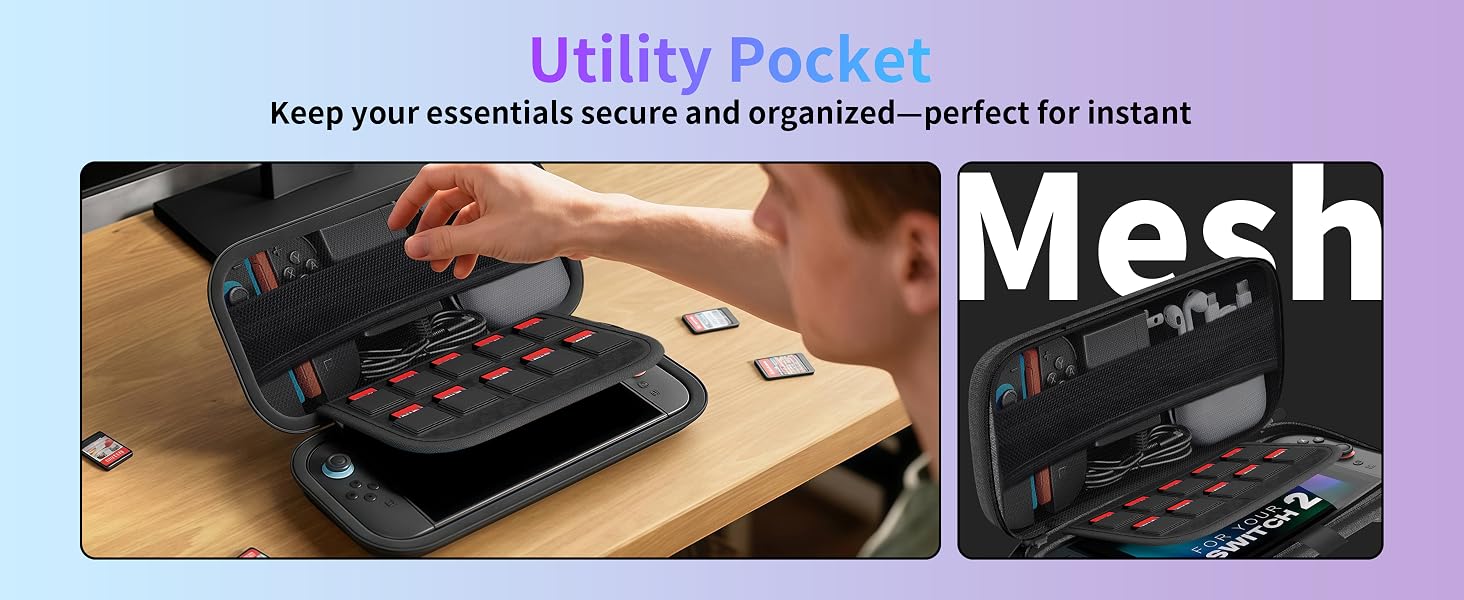 switch 2 carry case; case for switch 2; switch 2 grip
