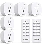 Syantek Remote Control Outlet Wireless Light Switch for Household Appliances, Expandable Remote L...
