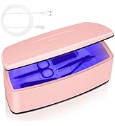 Nail Tools Sterilizer, Double Tube Blue Light Cleaning Function, USB Plug-In, 1l Large Capacity F...