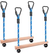 BeneLabel 2 Ninja Monkey Bars Obstacle, Obstacle Course Bars, Outdoor Play Set, Obstacle Course f...