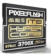 PixelFlash 1TB CFast 2.0 Card 3700X HyperCore 575MB/s SATA3 VPG180, CFast Card for DSLR Cinematic...