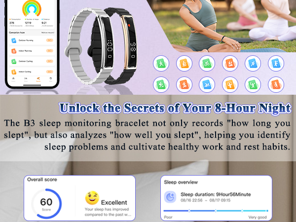 smart bracelet watch smart band health fitness tracker
