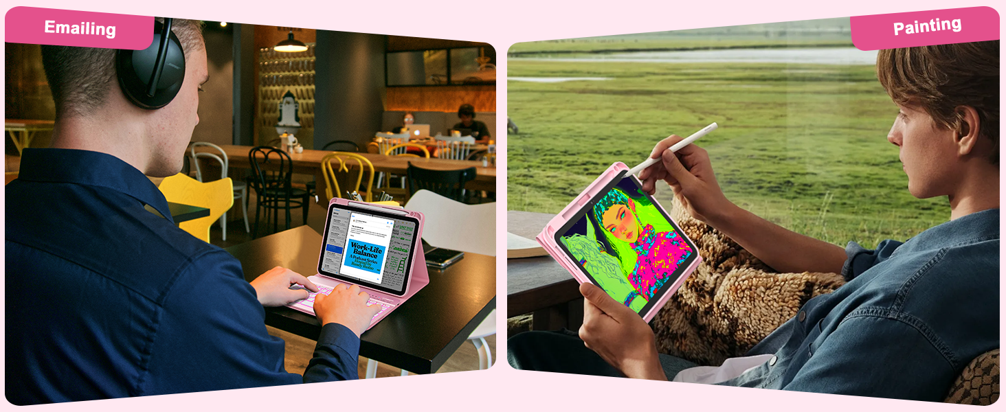 ipad a16 case with keyboard iPad 10th generation case with keyboard ipad 11th generation case keyboa