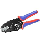 HKS Crimping Tool for Non-Insulated Open Barrel Terminals -for JST Molex TE Connectors - AWG 24-1...