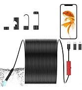 Endoscope Camera with Light,1920P HD Borescope, IP67 Waterpro of Inspection Snake Camera for Drai...