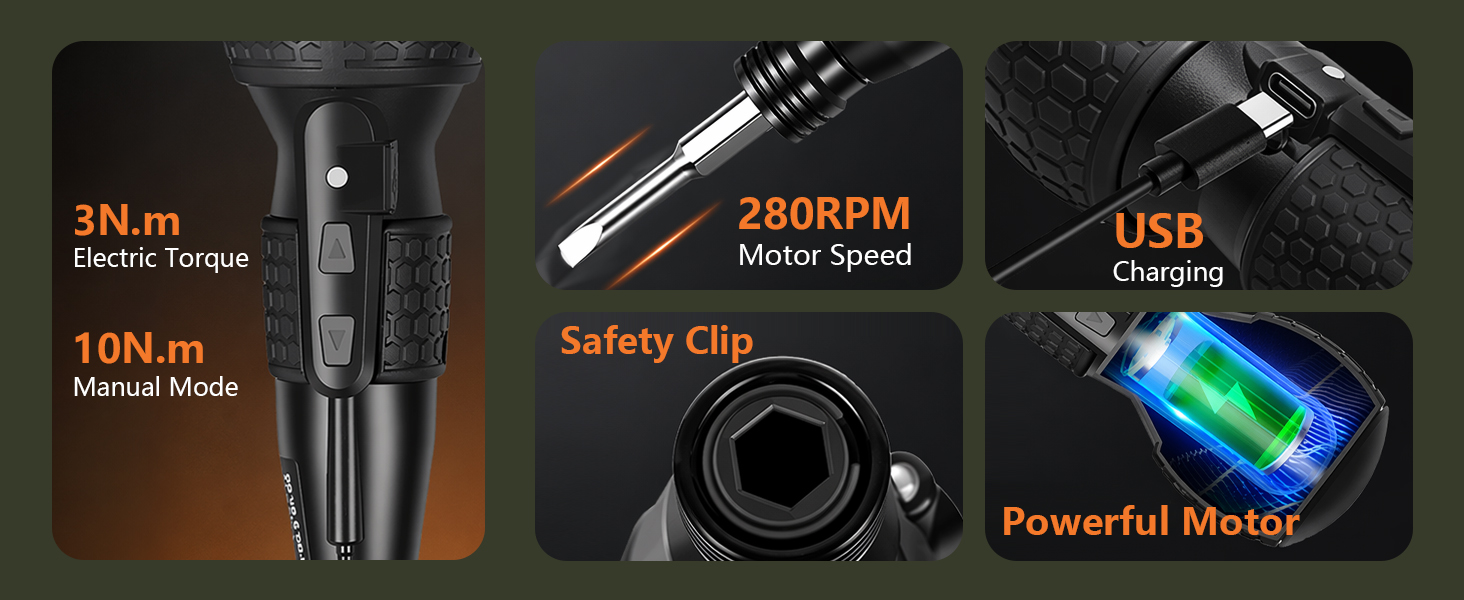 3N.m Electric Torque 10N.m Manual Mode