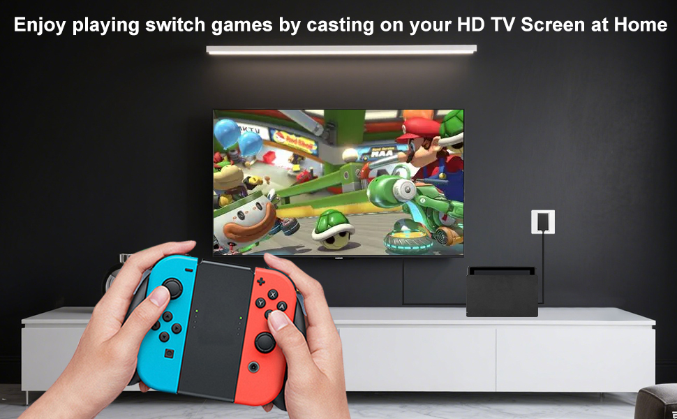 perfect gift for birthday and festival tv dock station for nintendo switch