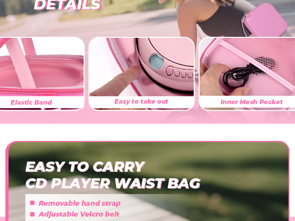 protable cd player case