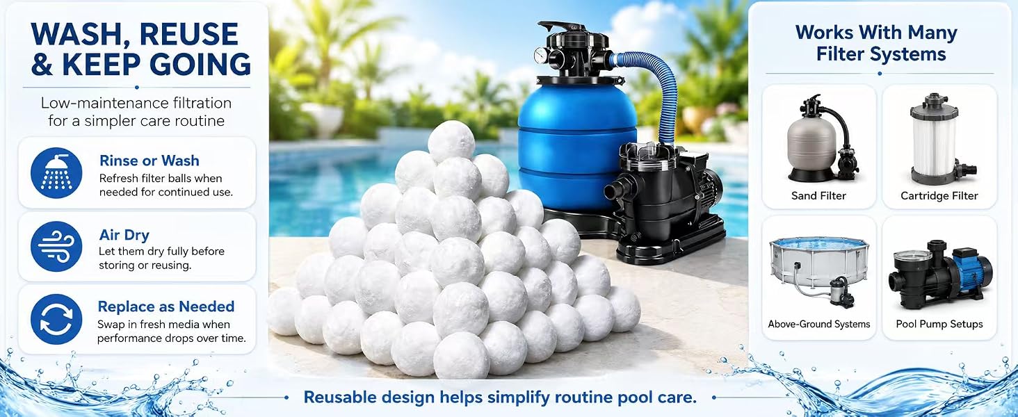 POOL FILTER BALLS
