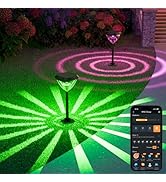 Linkind Smart Solar Pathway Lights SP6C, APP Control Solar Lights Outdoor Waterproof with 5 Swapp...