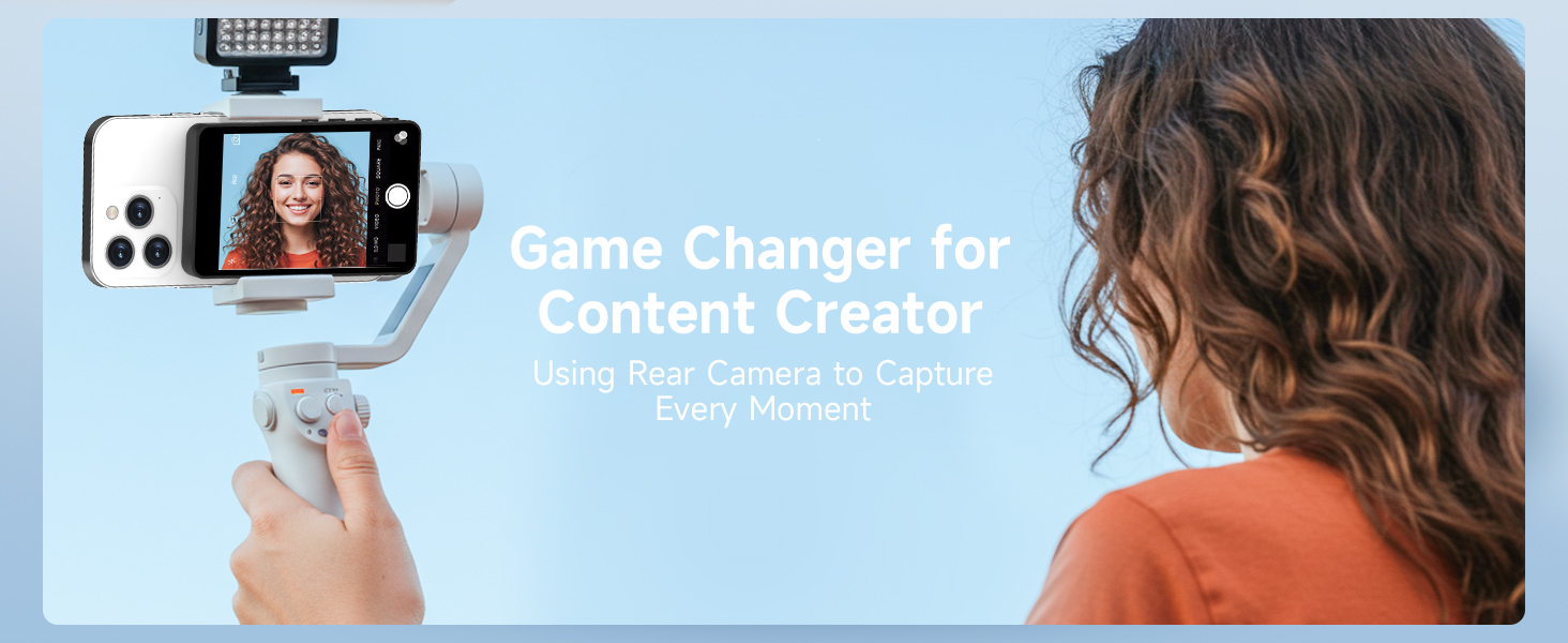 SYNCO M4 phone vlog mirror screen