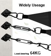 sun sail hardware kit,sun shade hardware,sunshade hardware