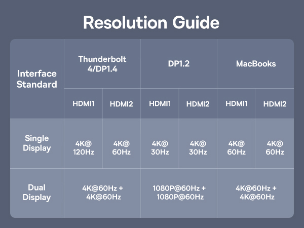 docking station dual monitor
