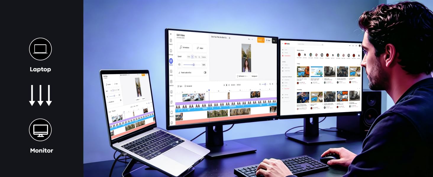 Efficient Office Work usbc to hdmi cable
