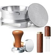 YFWOOD 4-Piece Barista Set, Espresso Accessory Set with,54mm Dosing Funnel, 53mm Espresso Tamper,...