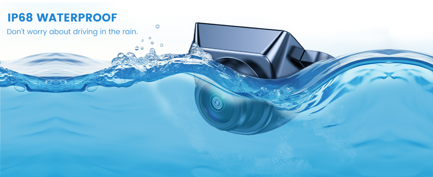 greenyi ip68 waterproof backuo camera with super nightstar vision