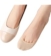 KUJOBUY 5 Pairs Low Cut Liner Skin Color Socks Women Low Socks Comfy High Heels Socks Women Stock...