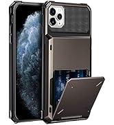ELOVEN Case for iPhone 11 Pro Max Case Wallet with Card Holder Card Slot Hidden Credit Card ID Sh...