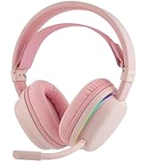 MechLands Aula G7 Wireless Gaming Headset for PS4/PS5/PC/Switch, Over-Ear Headphones with Detacha...