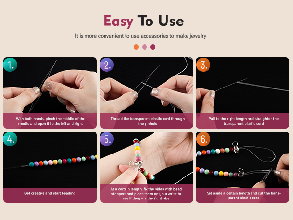 25 Colors Elastic Cord Kit for Bracelet Making (1)