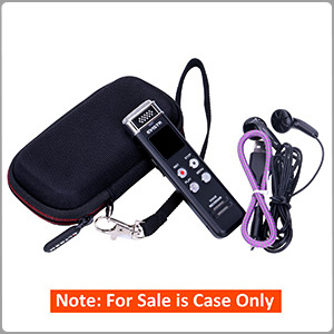 Case for EVISTR 16GB Digital Voice Recorder Voice Activated Recorder
