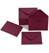 100 pack Gift Card Envelopes 4 x 2.75" Mini envelope 120GSM Black business card envelope small ca...