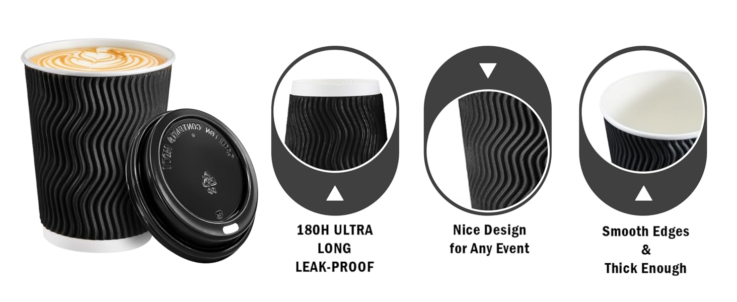 coffee cups with lids