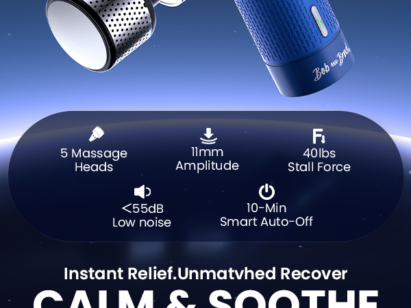 Massage Gun with Heat &amp;amp; Cold Therapy Deep Tissue Percussion Massager for Muscle Pain Relief