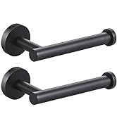 Cilee Black and Gold Toilet Paper Holder,Bathroom Tissue Holder Paper Roll,SUS304 Stainless Steel...