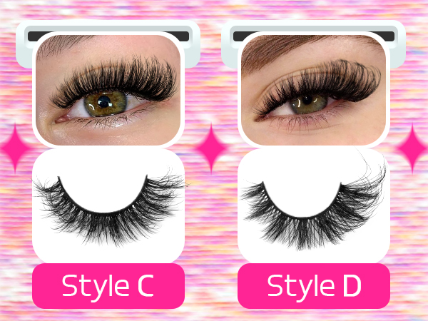 natural false lashes faux mink lashes natural look 18mm lashes natural fox eye lashes