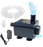 Automaitc Condensate Pump, 5.5ft Lift, Small Sump Pump with Level Sensor &amp; Check Valve Kit, DC Sa...