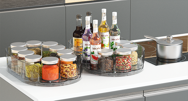 lazy susan turntable for cabinet