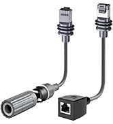 Starlink Ethernet Adapter Cable, IP68 Waterproof RJ45 Extension Cable for Gen 3/Mini Dish, 2-Pack