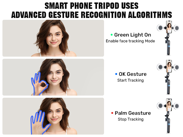  selfie stick phone tripod