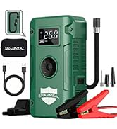 Sharmeal Jump Starter 6000A,12V Car Battery Jump Starter with Air Compressor (Up to All Gas or 10...